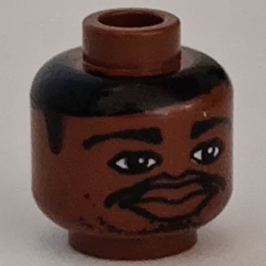 Minifigure, Head NBA Tracy McGrady Pattern - Blocked Open Stud