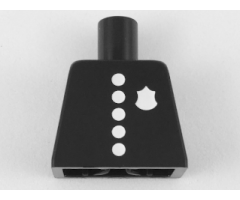 Torso Police with Classic Badge and 5 Buttons Pattern