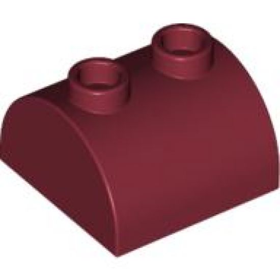 Slope, Curved 2 x 2 x 1 Double with Two Studs