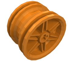 Wheel 30.4mm D. x 20mm with No Pin Holes