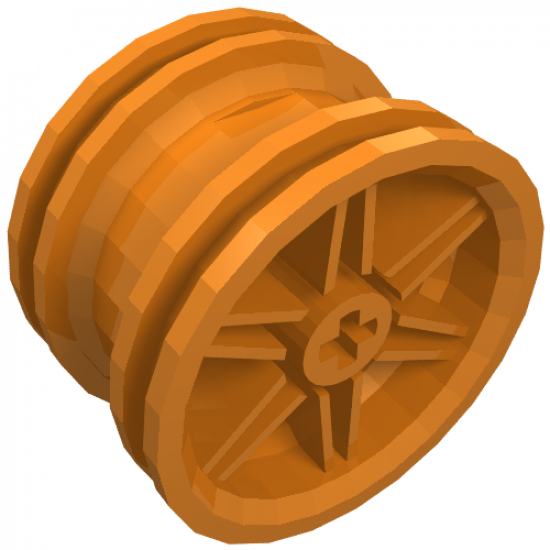 Wheel 30.4mm D. x 20mm with No Pin Holes