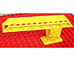 Duplo Ladder 13 Rung on Ladder Stand 2 x 4 Turntable