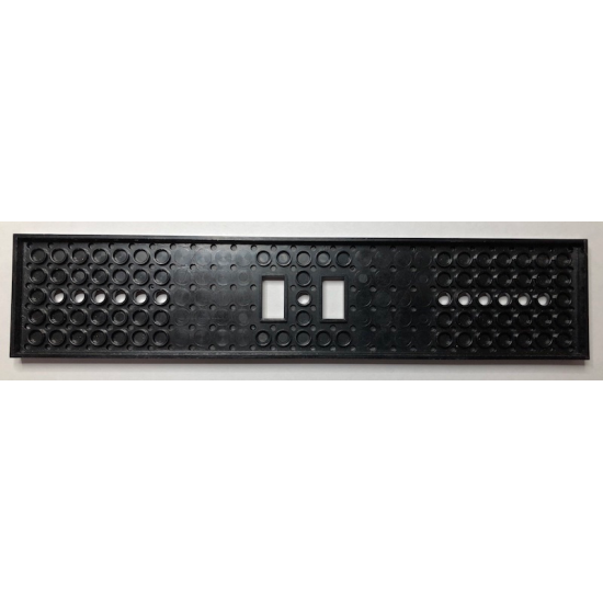 Train Base 6 x 28 with 6 Round Holes Each End