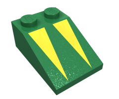 Slope 33 3 x 2 with Yellow Triangles Pattern