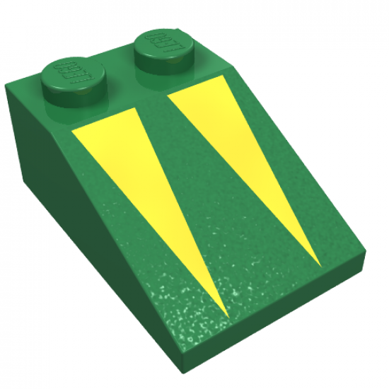 Slope 33 3 x 2 with Yellow Triangles Pattern