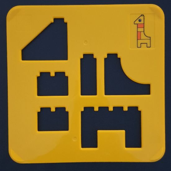 Duplo Sorting Template - Giraffe