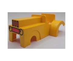 Duplo, Vehicle Car Body Tractor with Grille Pattern (fits over Car Base 2 x 6)