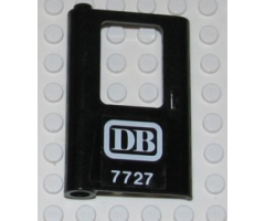 Door 1 x 4 x 5 Train Left with 'DB 7727' Pattern (Sticker) - Set 7727