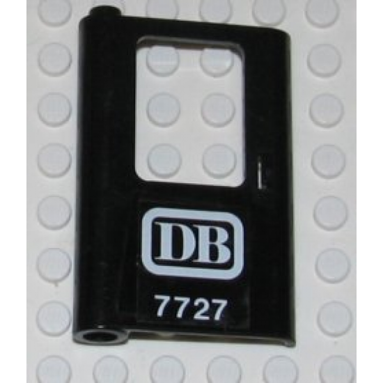 Door 1 x 4 x 5 Train Left with 'DB 7727' Pattern (Sticker) - Set 7727
