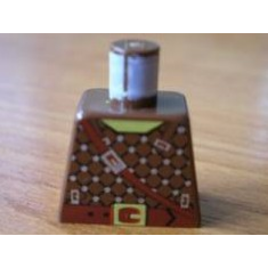 Torso Castle Dark Forestman Studded Shirt and Brown Crossbelt Pattern