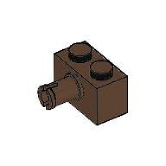 Brick, Modified 1 x 2 with Pin