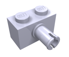 Brick, Modified 1 x 2 with Pin