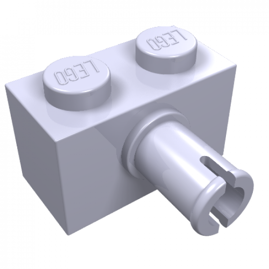 Brick, Modified 1 x 2 with Pin