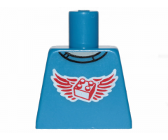 Torso Shirt with Red Wings and 2 x 2 Brick Pattern