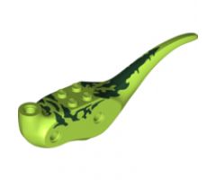 Animal, Body Part Dinosaur Middle Raptor with Dark Green Marks Pattern