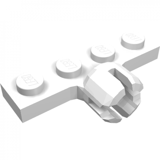 Plate, Modified 1 x 4 with Tow Ball Socket, Long, 4 Slots (8mm Socket Length)