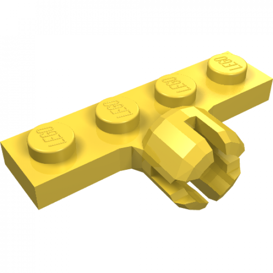 Plate, Modified 1 x 4 with Tow Ball Socket, Long, 4 Slots (8mm Socket Length)