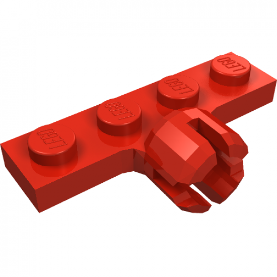 Plate, Modified 1 x 4 with Tow Ball Socket, Long, 4 Slots (8mm Socket Length)