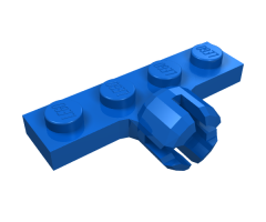 Plate, Modified 1 x 4 with Tow Ball Socket, Long, 4 Slots (8mm Socket Length)
