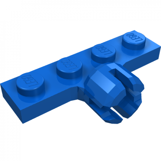 Plate, Modified 1 x 4 with Tow Ball Socket, Long, 4 Slots (8mm Socket Length)