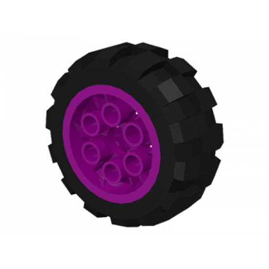 Wheel & Tire Assembly 20 x 30 Balloon Medium, with Black Tire 20 x 30 Balloon Medium (6582 / 6581)