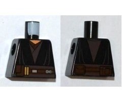 Torso SW Jedi Robe, Dark Brown Belt Pattern (Anakin Clone Wars)