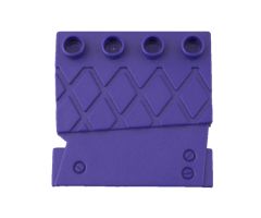 Duplo Tile, Modified 4 x 4 Studs on Edge and Groove Lines (Little Robots)