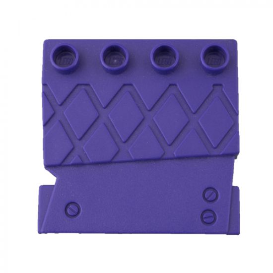 Duplo Tile, Modified 4 x 4 Studs on Edge and Groove Lines (Little Robots)