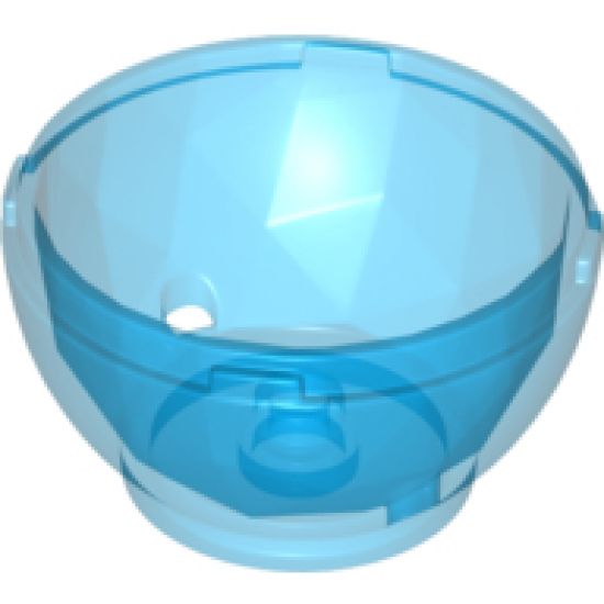 Container Faceted, 4 x 4 x 1 2/3, Dragon Egg Bottom