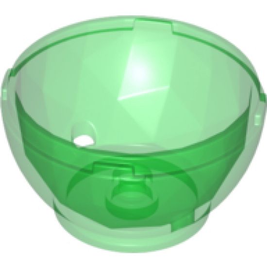 Container Faceted, 4 x 4 x 1 2/3, Dragon Egg Bottom
