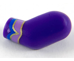 Arm, Left with Medium Lavender, Blue and Gold Cuffs Pattern