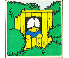 Duplo, Tile 2 x 2 x 1 with Park Mosaic Picture 02 Pattern (Set 9221)