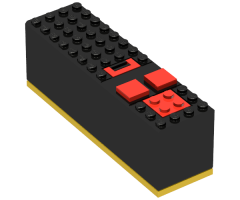 Electric, Battery Box 9V 4 x 14 x 4 with Yellow Base