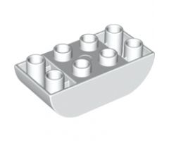 Duplo, Brick 2 x 4 Curved Bottom
