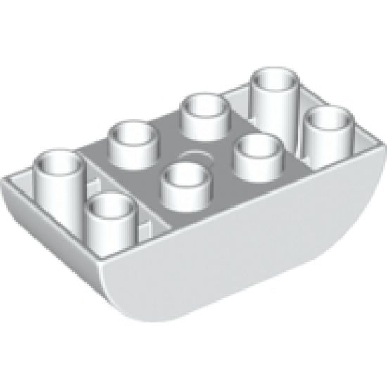 Duplo, Brick 2 x 4 Curved Bottom