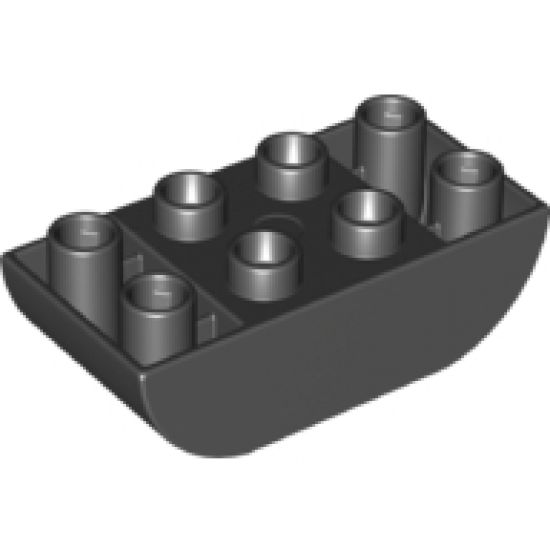 Duplo, Brick 2 x 4 Curved Bottom