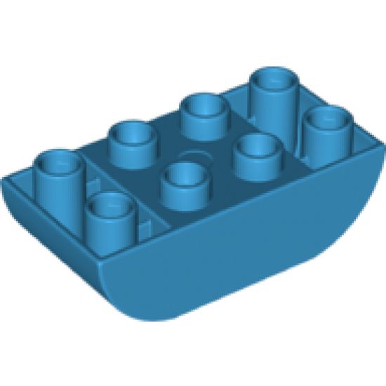 Duplo, Brick 2 x 4 Curved Bottom