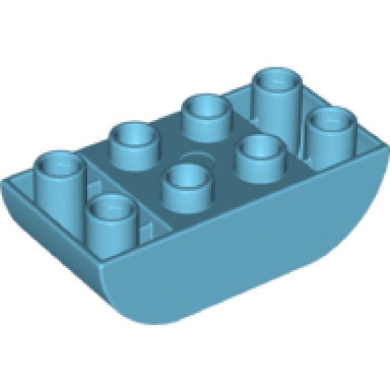 Duplo, Brick 2 x 4 Curved Bottom