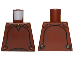 Torso SW Naboo Security Guard Leather Vest Pattern