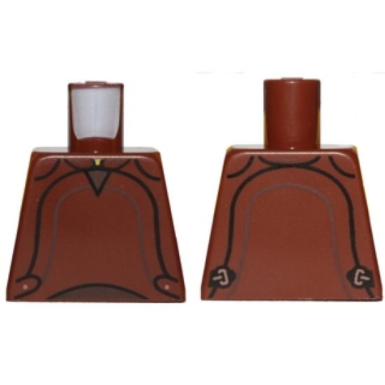 Torso SW Naboo Security Guard Leather Vest Pattern