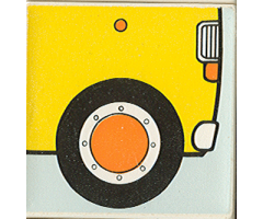 Duplo, Tile 2 x 2 x 1 with Community Mosaic Picture 06 Pattern (Set 9221)