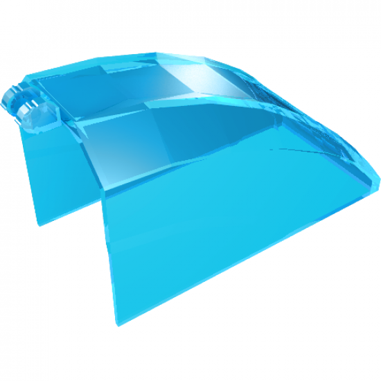 Windscreen 8 x 4 x 4 Curved with 2 Fingers