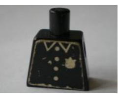 Torso Police with Badge and 4 Buttons Pattern (Sticker)