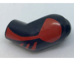 Arm, Left with Red Shoulder and Stripes Pattern