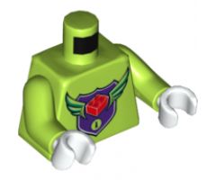 Torso MBA Level 1 Logo Pattern / Lime Arms / White Hands