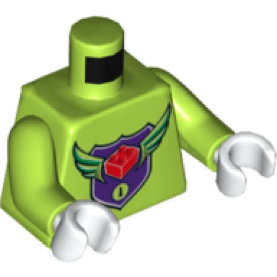 Torso MBA Level 1 Logo Pattern / Lime Arms / White Hands
