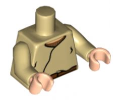 Torso SW Closed Shirt, Brown Belt, Light Nougat Neck Pattern / Tan Arms / Light Nougat Hands