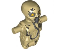 Torso/Head Mechanical, 2-1B Medical Droid, Dotted Badge and Peeling Paint Pattern