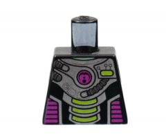 Torso Alien Conquest Alien Three Lime Bars Pattern