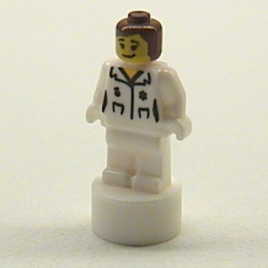 Minifigure, Utensil Statuette / Trophy, Doctor Pattern